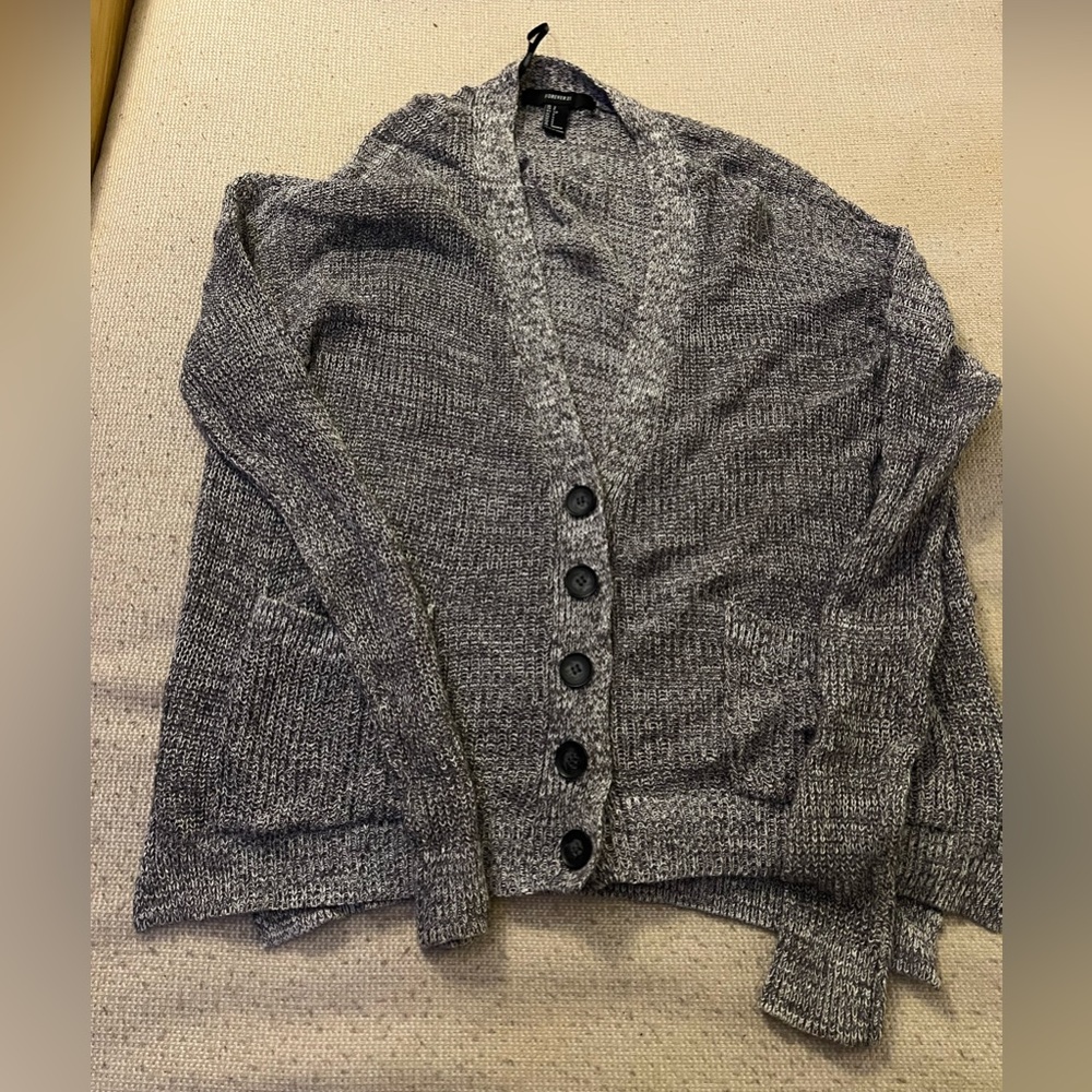 Sweater with buttons